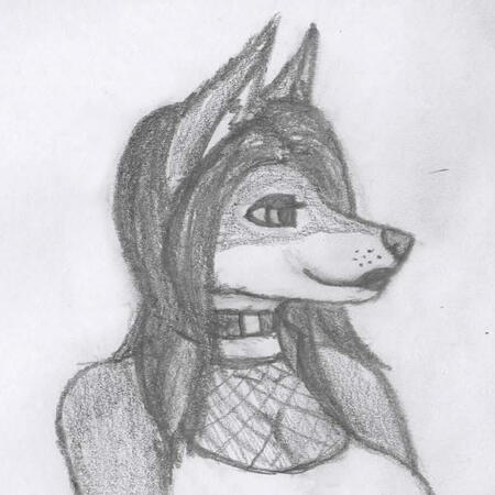 Wolf Traditional Portrait